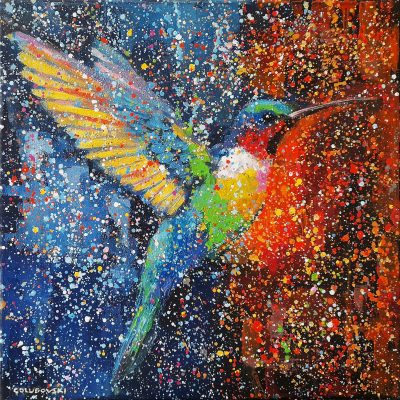 Vibrant-Hummingbird-in-Flight